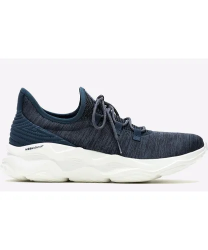 Hush Puppies Charge Sneaker Mens - Navy Mixed Material