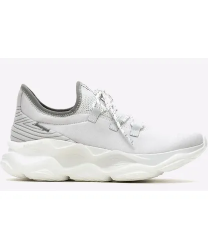 Hush Puppies Charge Sneaker Womens - Grey Mixed Material