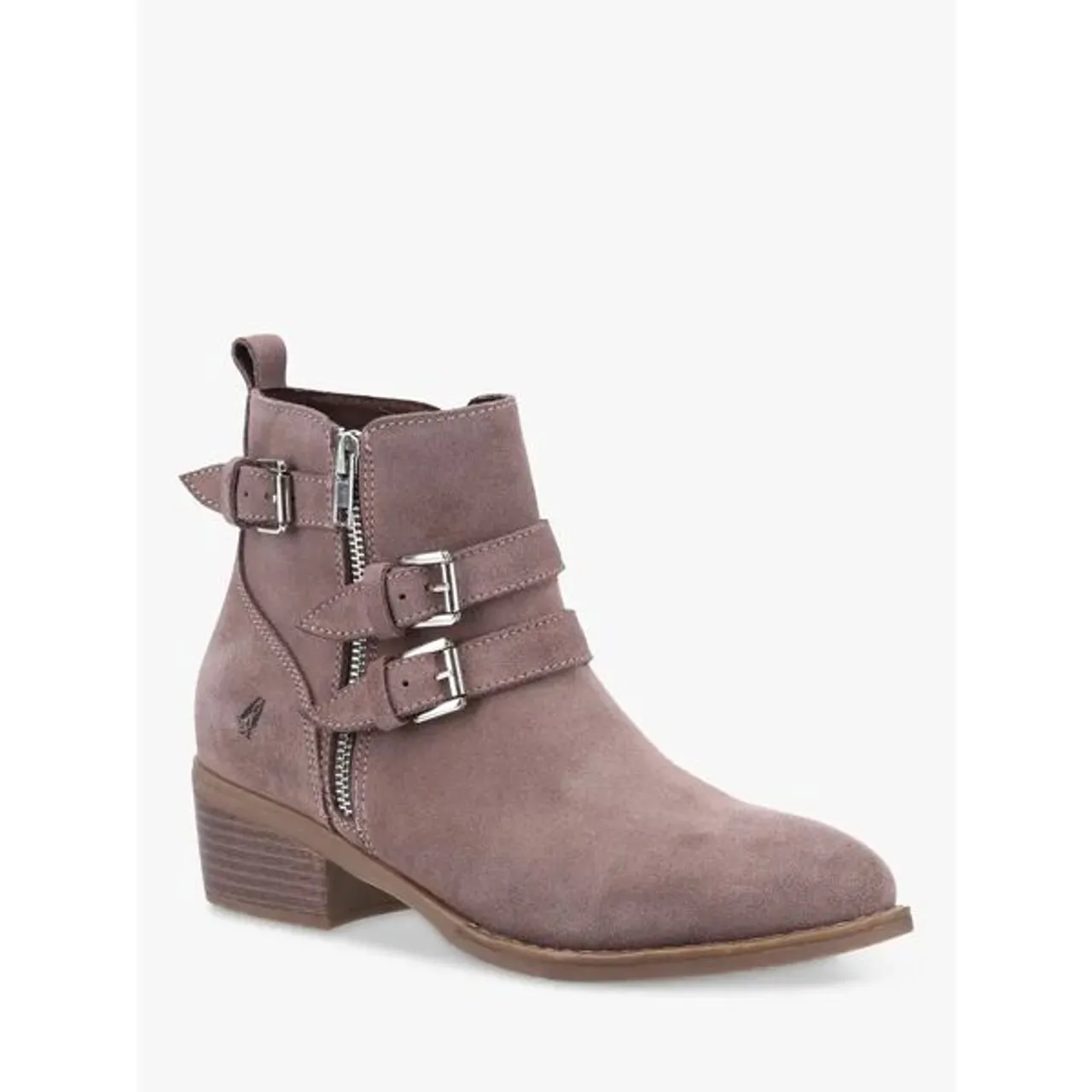 Hush Puppies Jenna Suede Ankle Boots - Taupe - Female