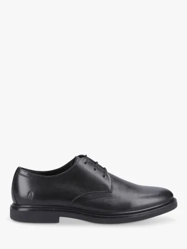 Hush Puppies Kye Leather Lace Up Shoes - Black - Male