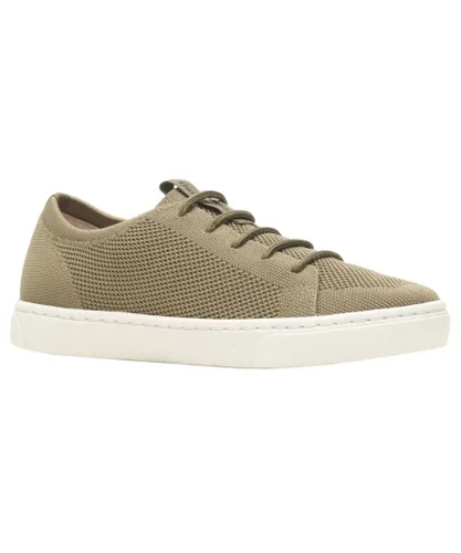 Hush Puppies Mens Good Casual Shoes (Olive)