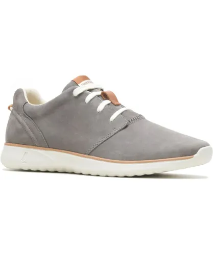 Hush Puppies Mens Good Leather Trainers (Grey)