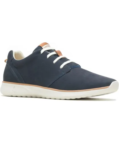 Hush Puppies Mens Good Leather Trainers (Navy)