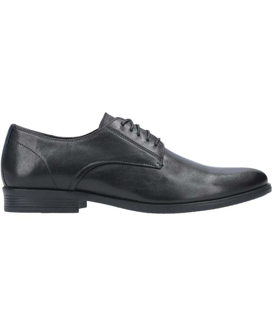 Hush Puppies Mens Oscar Light Lace Up Leather Oxford Shoes - Black