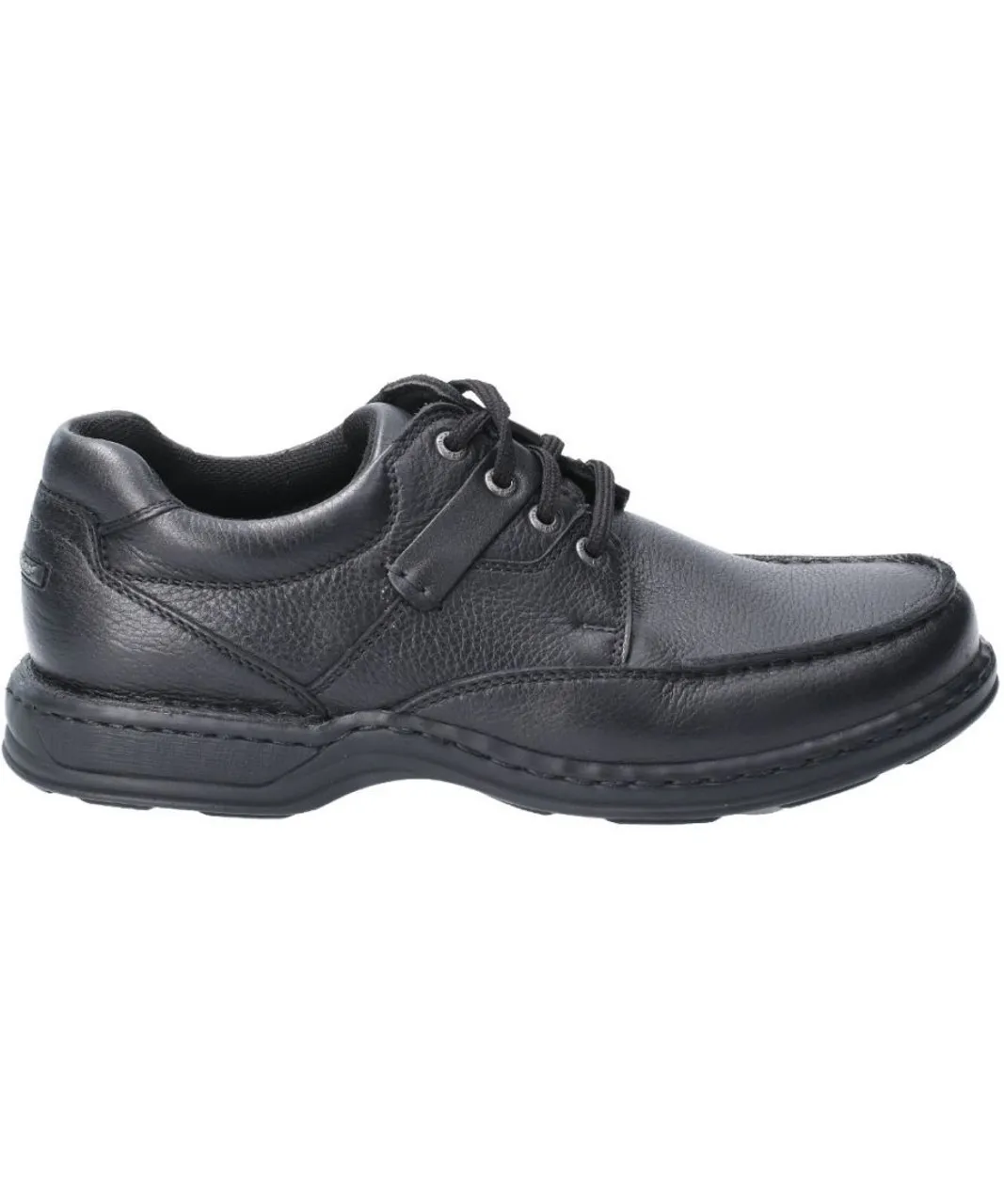Hush Puppies Mens Randall II Laced Leather Shoe Oxford Shoes - Black
