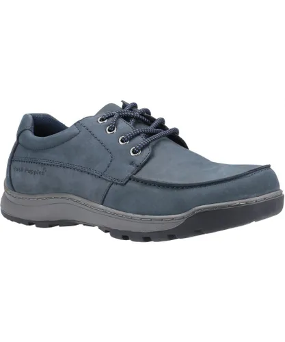 Hush Puppies Mens Tucker Lace Shoe - Navy Leather