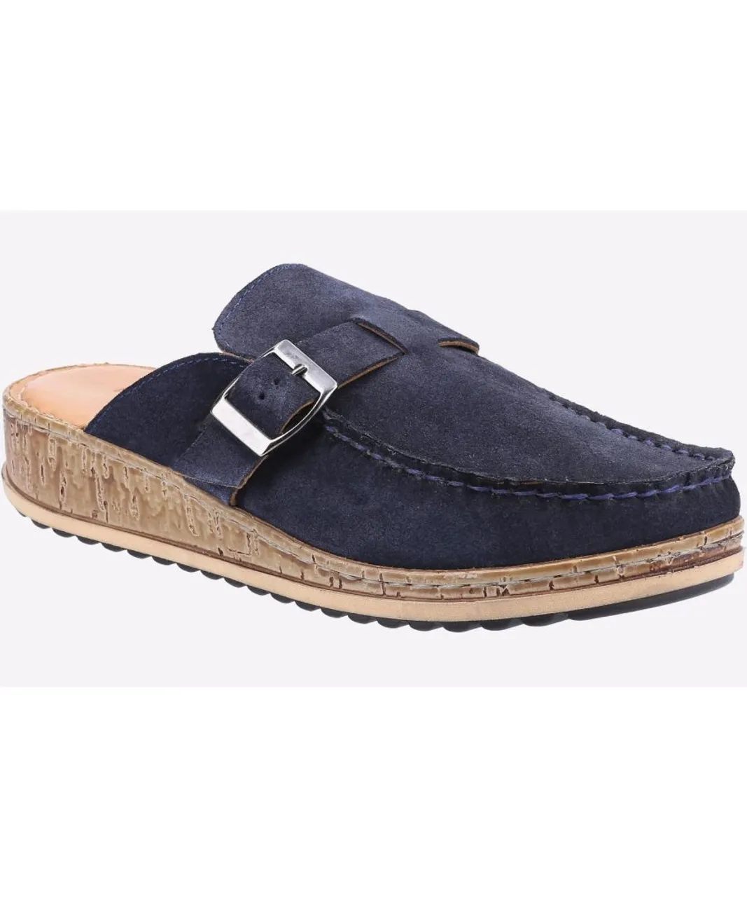 Hush Puppies Sorcha Mule MEMORY FOAM Sandal Womens - Navy Leather (archived)