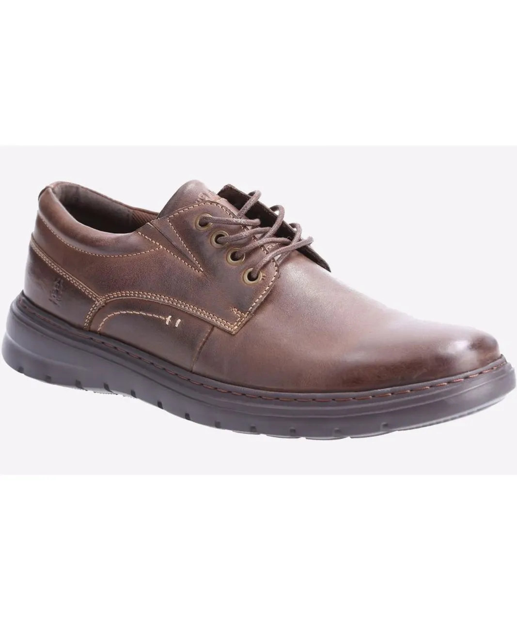 Hush Puppies Triton Leather Shoe Mens Brown Leather (archived)