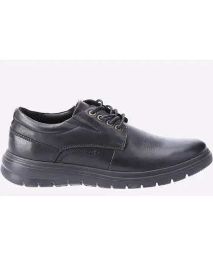 Hush Puppies Triton Shoes Mens - Black Leather (archived)