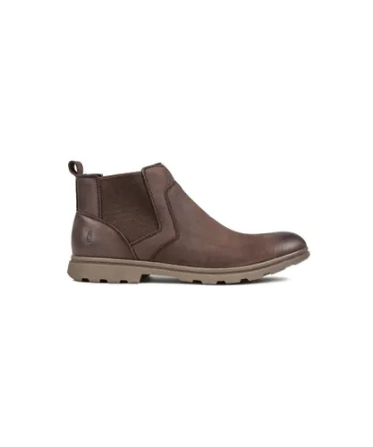 Hush Puppies Tyrone Leather MEMORY FOAM Mens - Brown