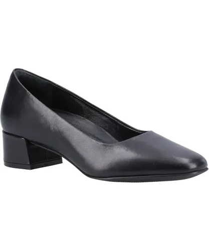 Hush Puppies Womens/Ladies Alina Leather Court Shoes (Black)