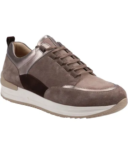 Hush Puppies Womens/Ladies Ciara Suede Trainers (Brown)