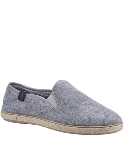 Hush Puppies Womens/Ladies Recycled Slippers (Grey)