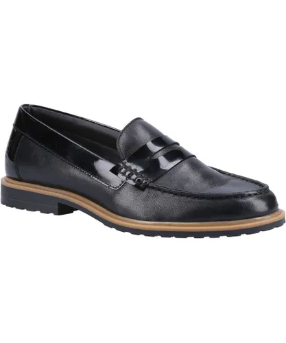 Hush Puppies Womens/Ladies Verity Leather Casual Shoes (Black)