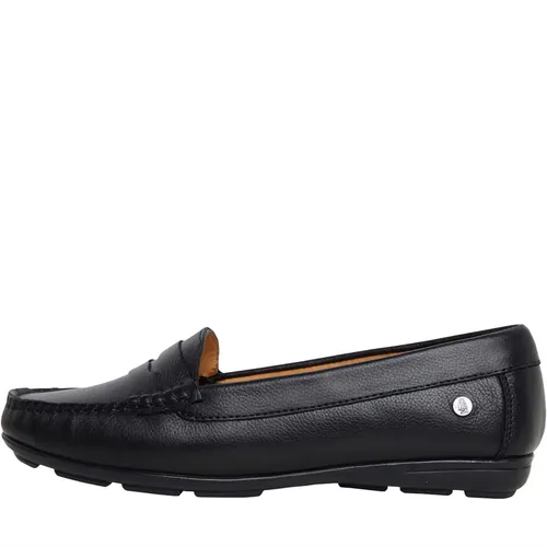 Hush Puppies Womens Margot Loafers Black Leather/Black Sole