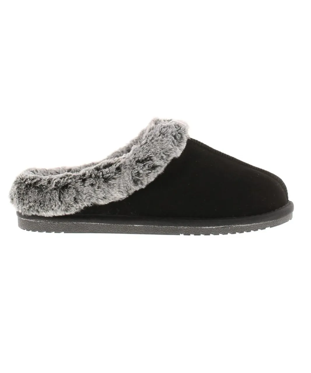 Hush Puppies Womens Slippers Mule Amara Leather black Leather (archived)