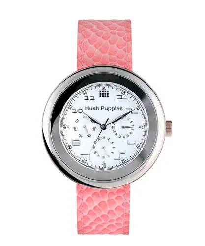 Hush Puppies Womens WATCH - Pink Leather - One Size
