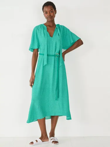 HUSH Sierra Belted Midi Dress, Mint Green - Mint Green - Female