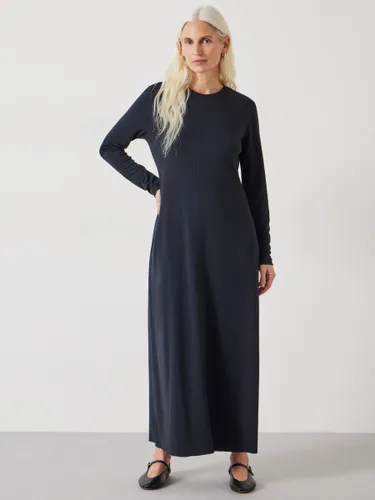 HUSH Sima Jersey Maxi Dress, Black - Black - Female
