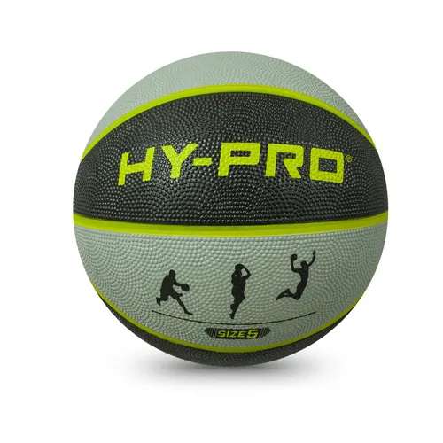 Hy-Pro Size 5 Basketball Ball Sport Traning Black/Grey