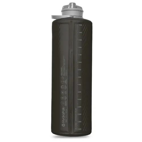 HydraPak - Flux Bottle - Water bottle size 1,5 l, grey/black