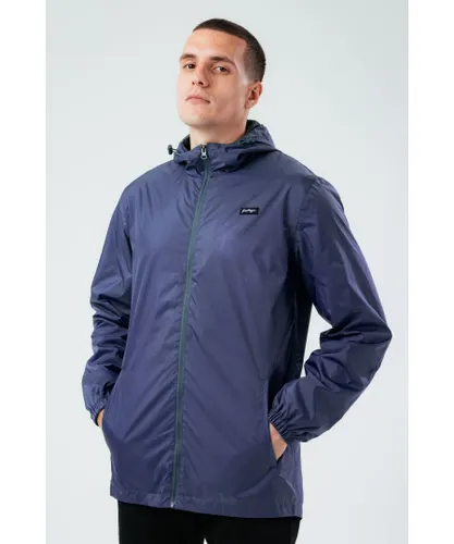 Hype Navy Showerproof Style Mens Jacket