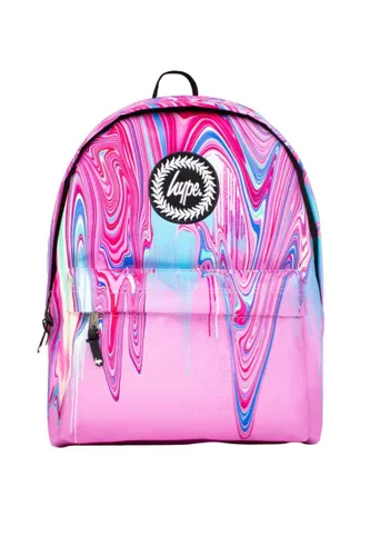 hype PINK MARBLE DRIP BACKPACK