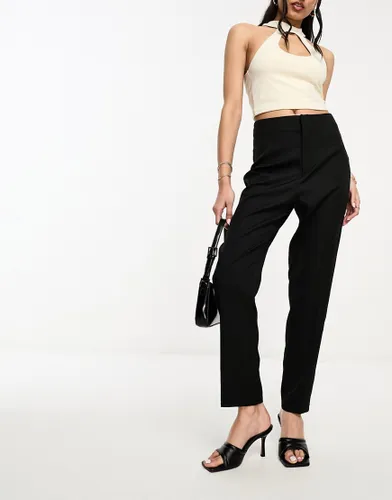 I Saw It First tailored cigarette trousers in black