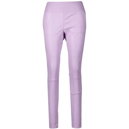 Ibana , Leather Pants ,Purple female, Sizes: