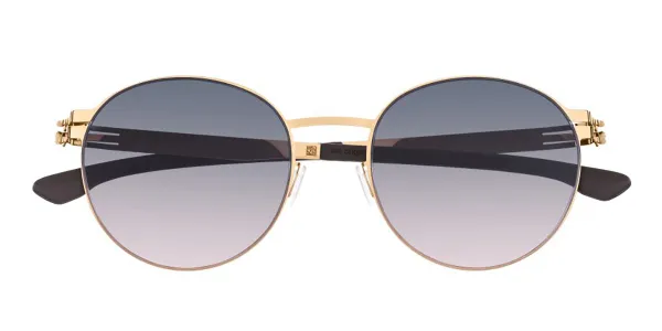 Ic! Berlin M1447 Liliya S. Rosé-Gold Men's Sunglasses Gold Size 52