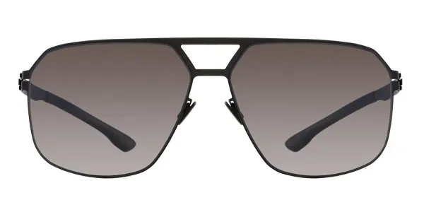 Ic! Berlin M1605 Henry Black Men's Sunglasses Black Size 64