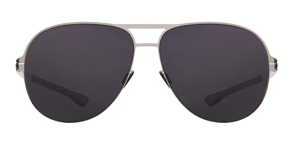 Ic! Berlin M1644 Gerrit Shiny Graphite Men's Sunglasses Grey Size 61
