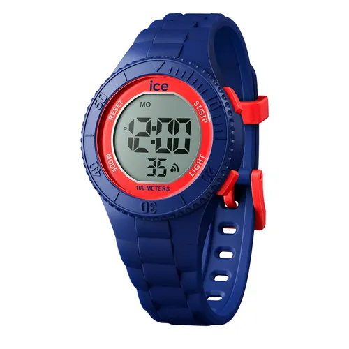 ICE-WATCH - Ice Digit Blue Red - Boy's Wristwatch With