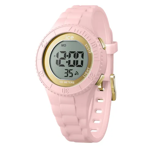 ICE-WATCH ICE Digit Lady Gold-Girl's Pink Watch with