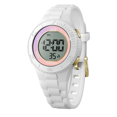 ICE-WATCH ICE Digit Lilac Sunset-Girl's White Watch with