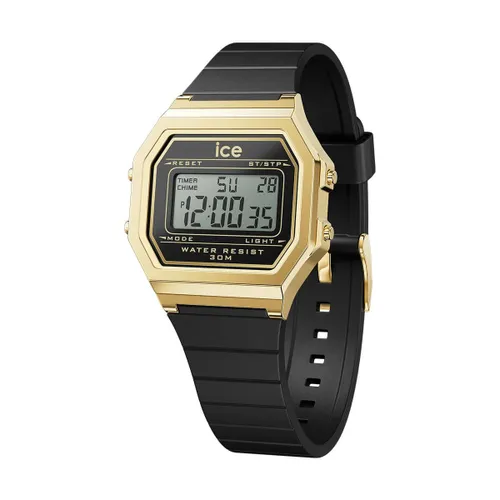 ICE-WATCH - ICE digit retro Black gold - Women's wristwatch