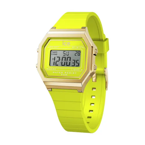 ICE-WATCH - ICE digit retro Sunny lime - Women's wristwatch