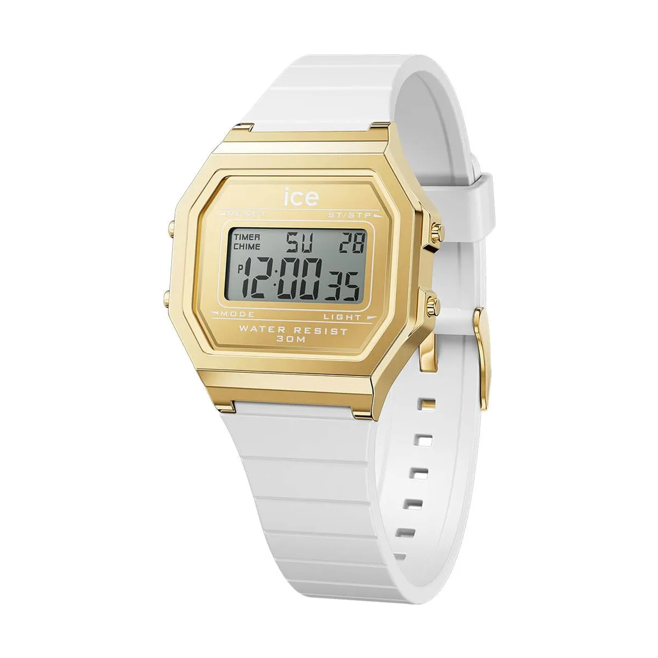 ICE-WATCH - ICE digit retro White gold - Women's wristwatch