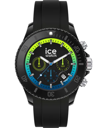 Ice-Watch Ice Watch Ice Chrono - Black Lime Mens 020616 Silicone - One Size
