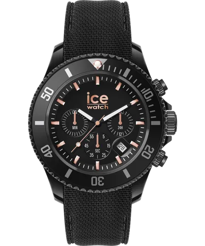 Ice-Watch Ice Watch Ice Chrono - Blue Lime Mens Black 020620 Silicone - One Size