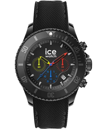 Ice-Watch Ice Watch Ice Chrono - Trilogy Mens Black 019842 Silicone - One Size