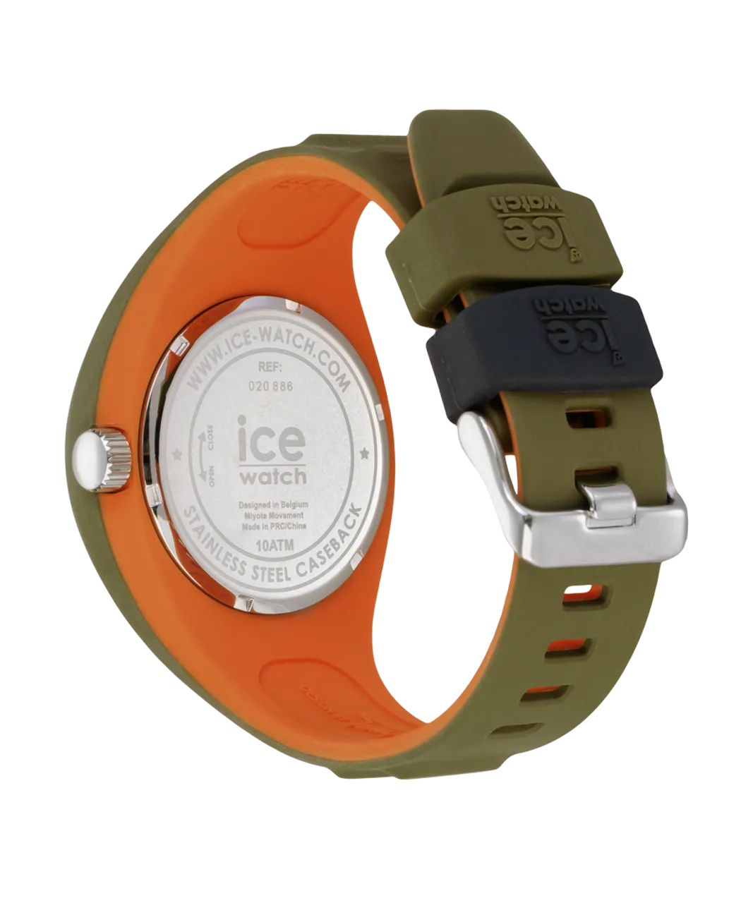 Ice-Watch Ice Watch P. Leclercq - Khaki Orange Mens 020886 Silicone - One Size