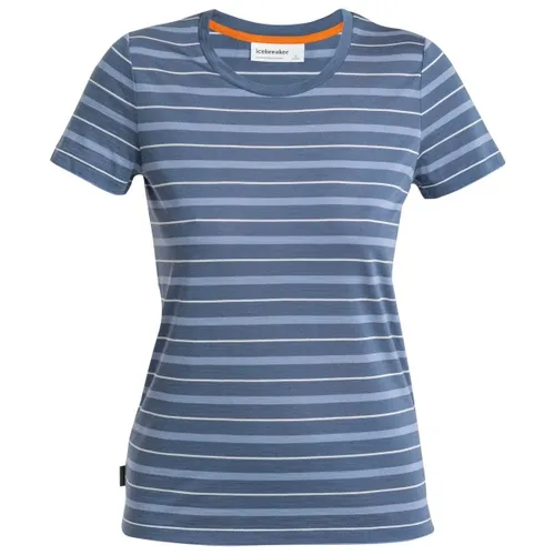 Icebreaker - Women's Wave S/S Tee Stripe - Merino shirt