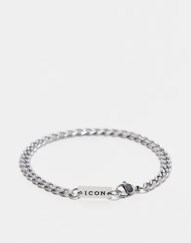 Icon Brand stainless steel bracelet in silver