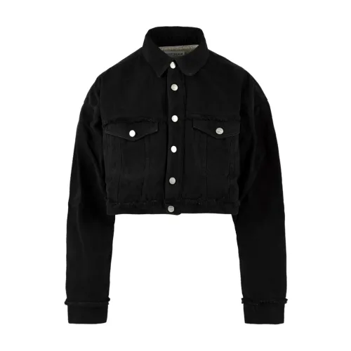 Icon Denim , LOS Angeles Denim Jacket ,Black female, Sizes: