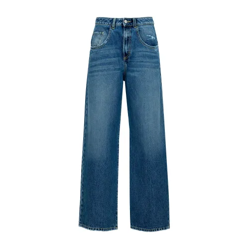 Icon Denim , Poppy Wide Leg Jeans ,Blue female, Sizes:
