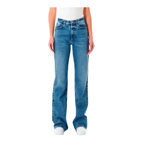 Icon Denim , Straight Jeans ,Blue female, Sizes: