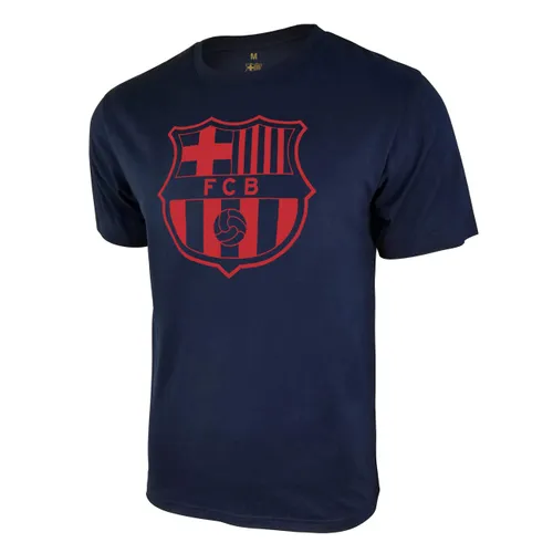 Icon Sports FC Barcelona Logo T-Shirt Navy