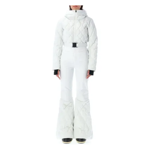 Ienki Ienki , White Outerwear with Higheck and Adjustable Hood ,White female, Sizes: