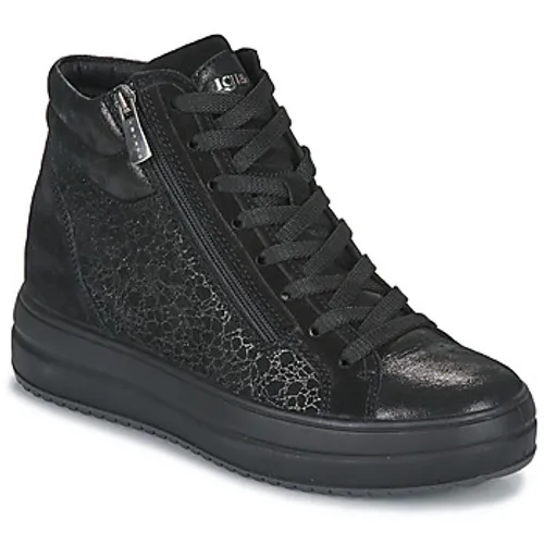 IgI&CO  DONNA SHIRLEY  women's Shoes (High-top Trainers) in Black